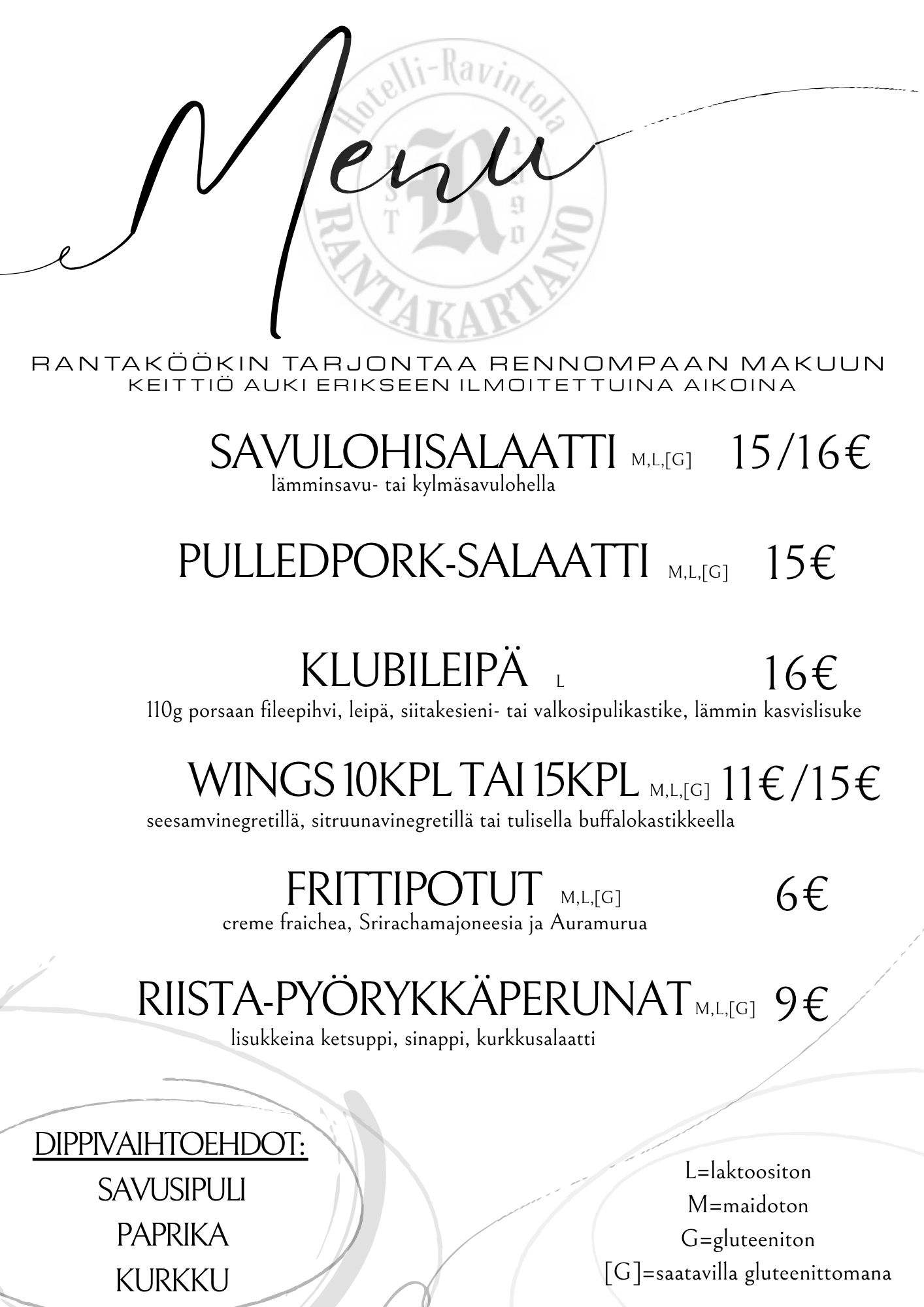 Areena menu