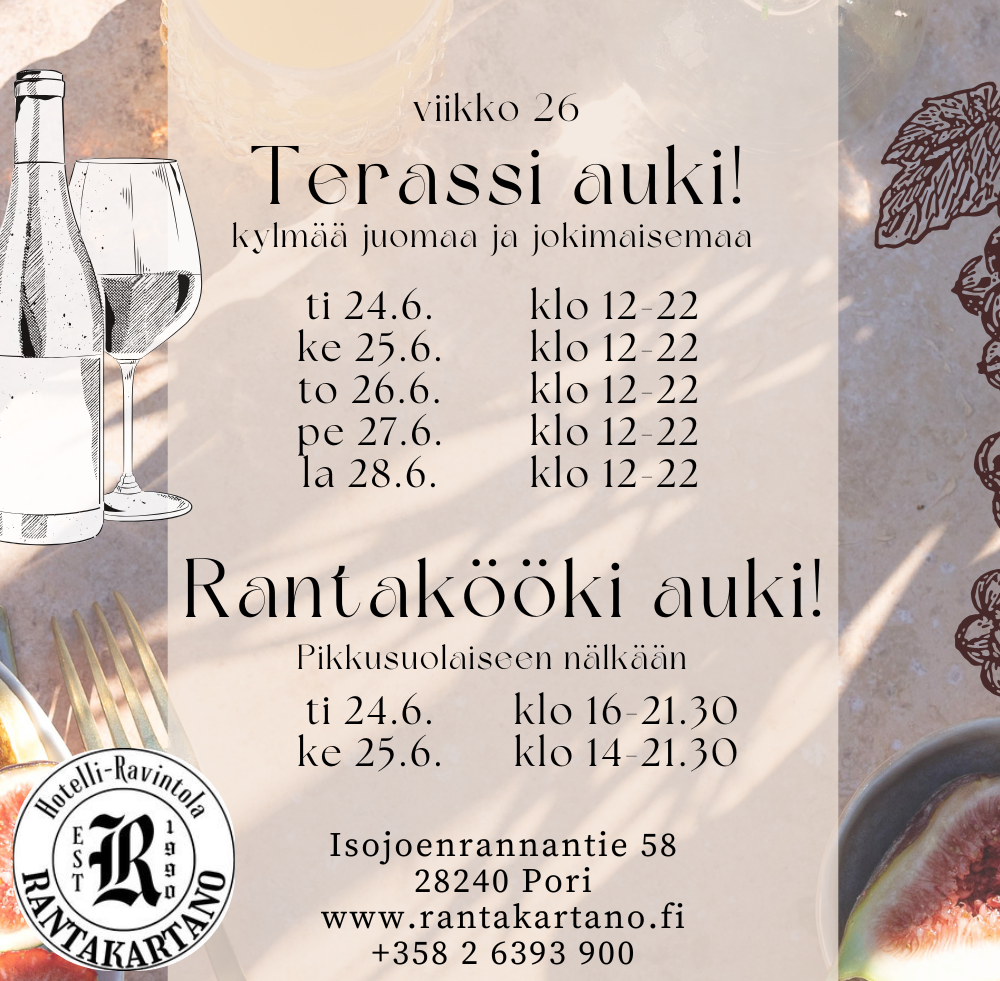 Terassi auki vko26